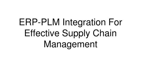 Image result for PLM ERP Integration