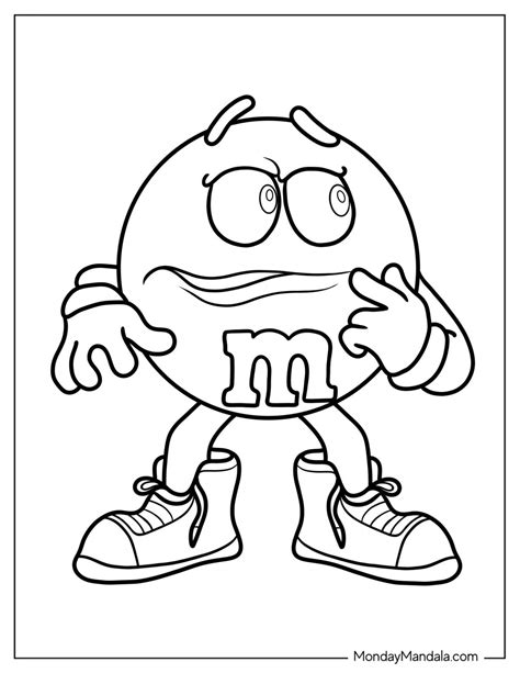 20 M&M's Coloring Pages (Free PDF Printables)