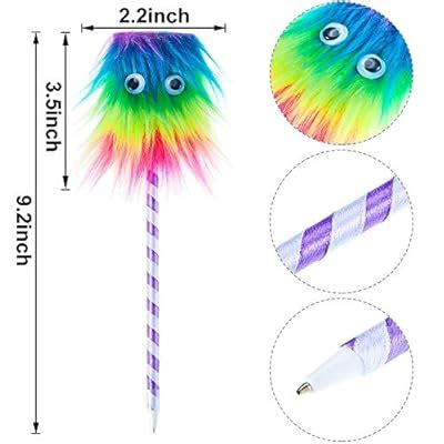 Outus 20 Pcs Fun Pens for Kids Cute Novelty Fluffy India | Ubuy