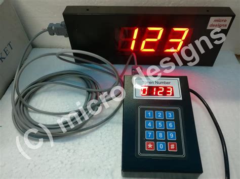 micro designs - 4-digit Token display system