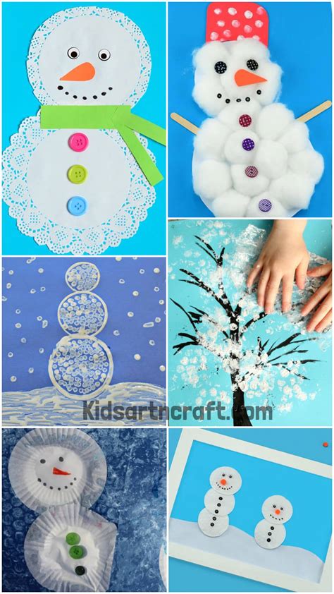 Winter Crafts and Activities For Preschool - Kids Art & Craft