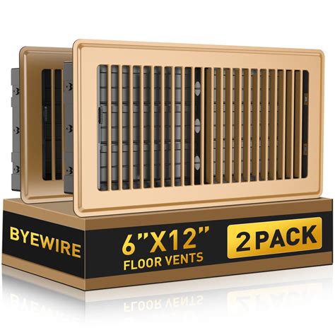 6x12 Floor Register, Heavy Duty Steel Walkable Floor Vents Covers ...