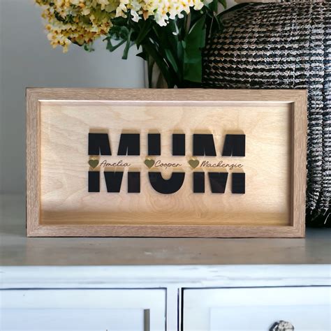 Mum Sign - with children's names | Woodland Designs