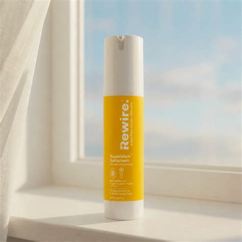Superblock SPF 50 PA++++ Broad Spectrum Superfood Sunscreen Indiaa – Rewire