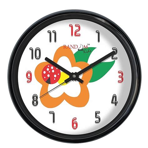 Buy RANDOM Badge Kids Plastic Wall Clock for Living Room/Kitchen/Dining ...