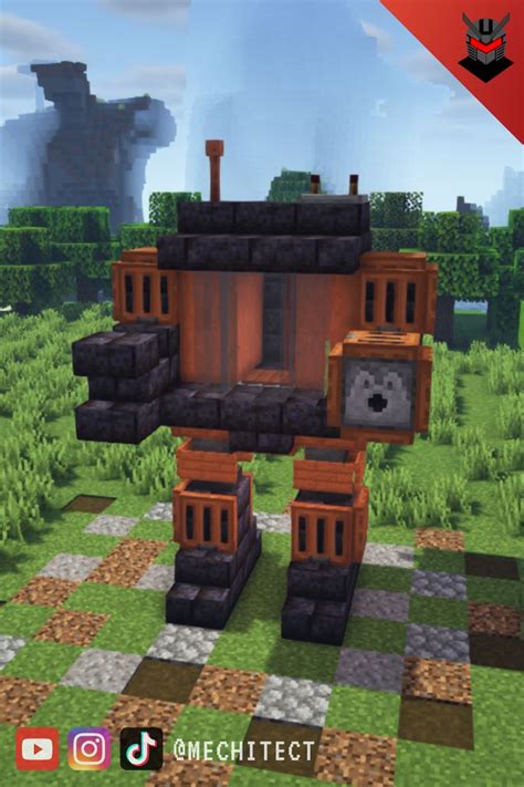 Image result for Minecraft Mech Robot Tutorial