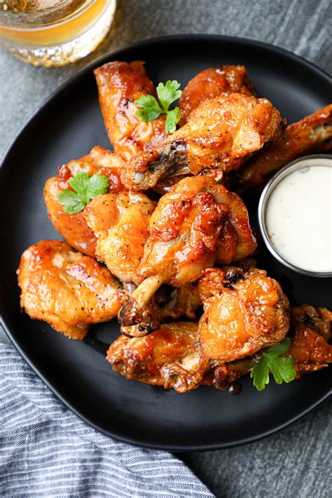 Hot Honey Lemon Pepper Wings - Elle & Pear