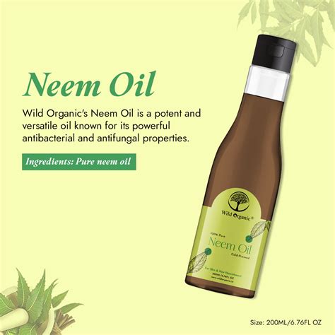 Neem Oil – 100 ml and 200 ml – Wildorganic ind