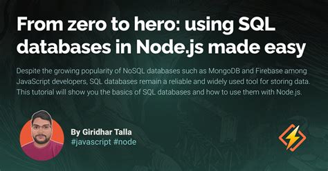 Image result for JavaScript and SQL