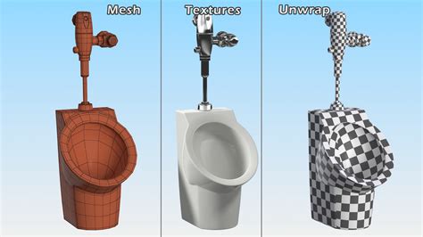 American Standard Decorum Wall Hung Urinal 3D | 3D Molier International