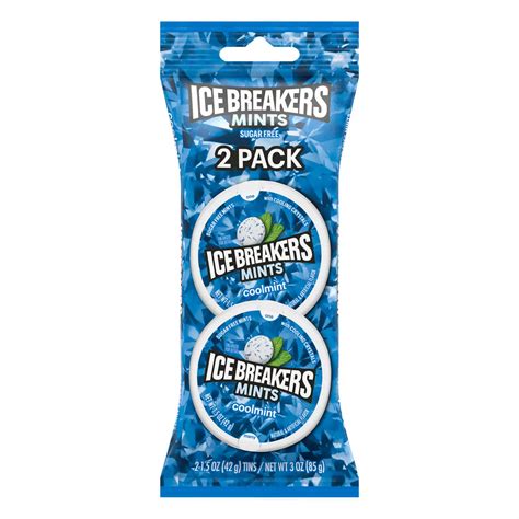 Ice Breakers Coolmint Sugar Free Mints, 2 pk - Shop Gum & mints at H-E-B