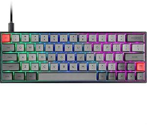 GK64 Hot Swappable Mechanical Gaming Keyboard - 64 Keys: Amazon.in ...