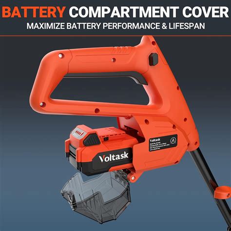 Buy VOLTASK Cordless Snow Shovel, 20V | 12-Inch | 4-Ah Cordless Snow ...