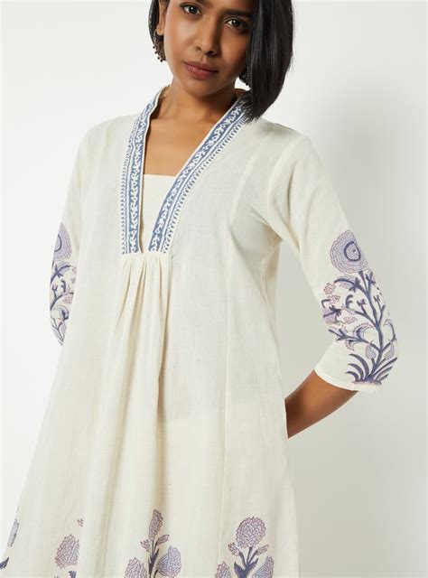 Buy Women Printed A-line Kurta Online at just Rs. 999.0 - 1000016130405 ...