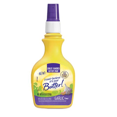 I Can't Believe It's Not Butter! Garlic Flavored Buttery Spray 8 fl oz ...