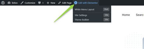 Editing Web Page Using Elementor 的图像结果