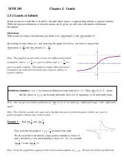 Image result for AP Calc AB Limits Approaching Infinity