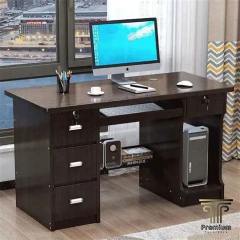 Image result for Computer Table with Storage Design