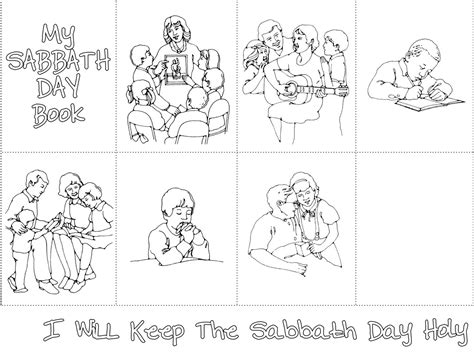 LDS Primary Printables: My Sabbath Day Book