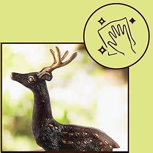 Two Moustaches 15 Inches Vintage Royal Stag Standing Brass Deer ...