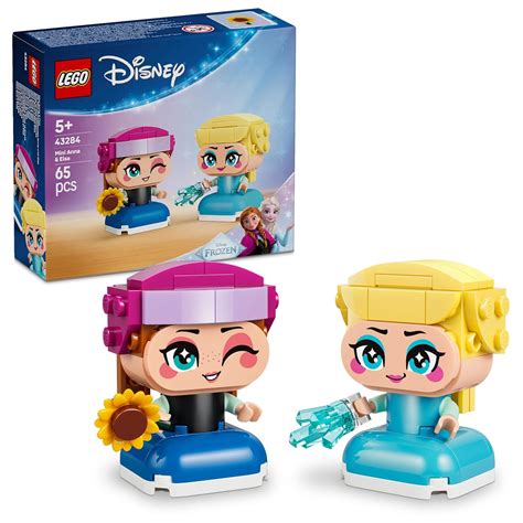 LEGO ǀ Disney Frozen Mini Anna & Elsa - 2 Brick-Built Frozen Toy ...