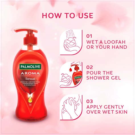 Buy PALMOLIVE BODY WASH AROMA SENSUAL SHOWER GEL PUMP - 750 ML Online ...