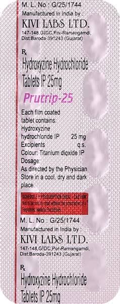 Prutrip 25 MG Tablet (10): Uses, Side Effects, Price & Dosage | PharmEasy