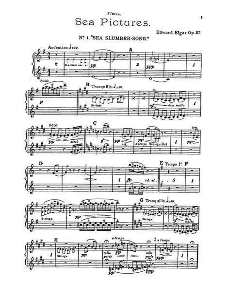 Sea Pictures, Op.37 (Elgar, Edward) - IMSLP/Petrucci Music Library ...