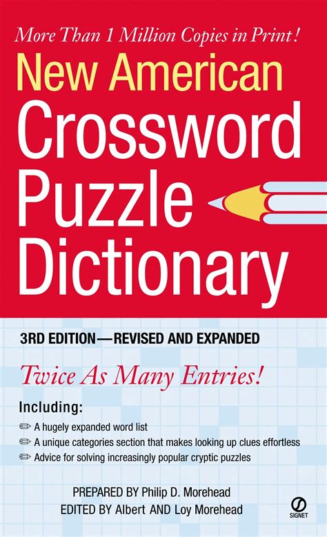 New American Crossword Puzzle Dictionary by Philip D. Morehead ...