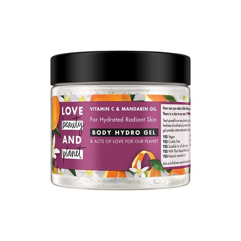 Love Beauty And Planet Vitamin C & Mandarin Hydro Body Gel - 320ml ...