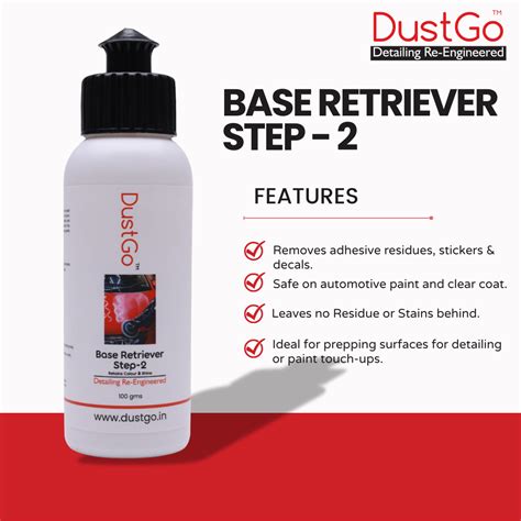 DG Base Retriever Step-2 for Clean, Pristine Surface, Premium Adhesive ...