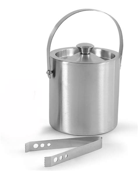 Buy Anything & Everything Stainless Steel Ice Bucket with Ice Tong ...
