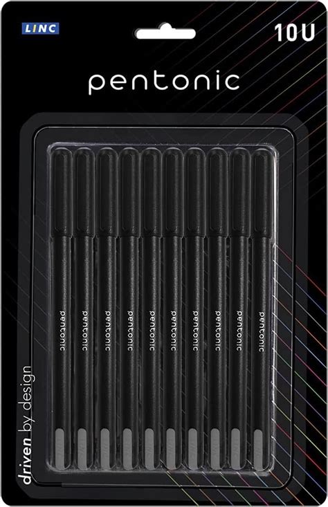 Linc Maxo Fine 0.7 mm Ball Pen | Black Ink | Pack Of 25 : Amazon.in