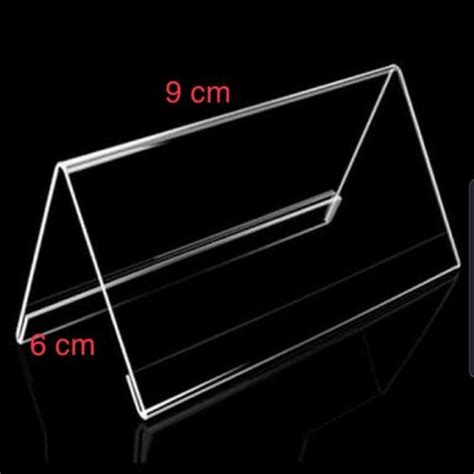Jual Acrylic display kartunama segitiga 2mm 6x9 cm - Jakarta Barat ...