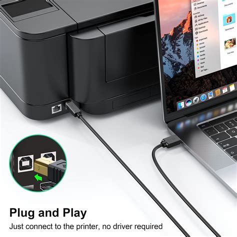 NCXQIN Printer Cable 25 FT - USB A to USB B Printer Cable India | Ubuy