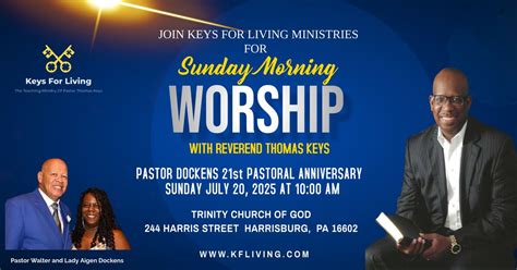 KFL Pastor Dockens 21st Anniversary Worship Service at TCOG, Trinity ...