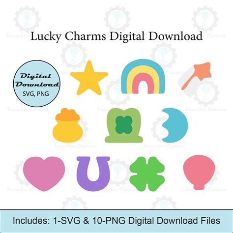 Lucky Charms Clipart | PNG / SVG Digital Download - Etsy