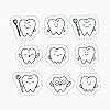 Buy Funny Teeth Sticker - Sticker Graphic - Auto, Wall, Laptop, Cell ...