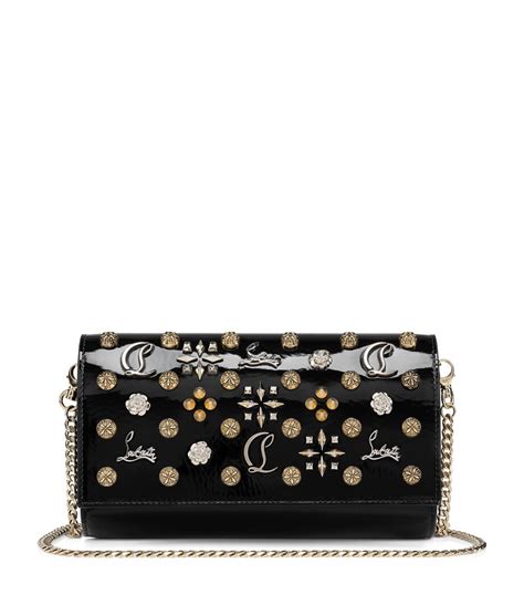 Christian Louboutin Paloma Patent Leather Chain Wallet | Harrods US
