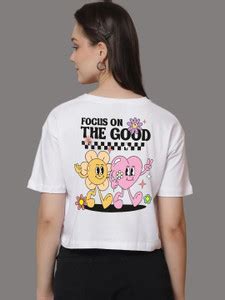 FRISKERS Graphic Print Women Round Neck White T-Shirt - Buy FRISKERS ...