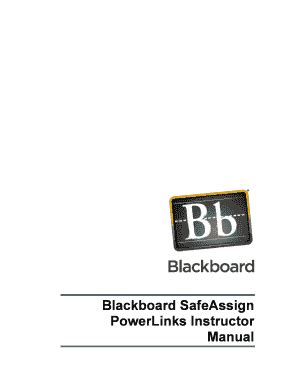 Fillable Online colorado Blackboard Inc - SafeAssign Wiki - colorado ...