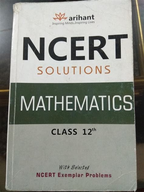 NCERT SOLUTIONS MATHEMATICS ARIHANT CLASS 12 [Paperback] : Amazon.in: Books
