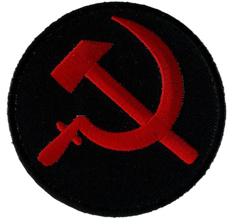 Russian Russia Red Hammer & Sickle on Black Patch 3 inch IVANP5458 ...