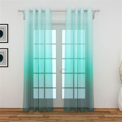 Buy Lavish Set of 2 Ombre Sheer Door Curtains from Home Centre at just ...