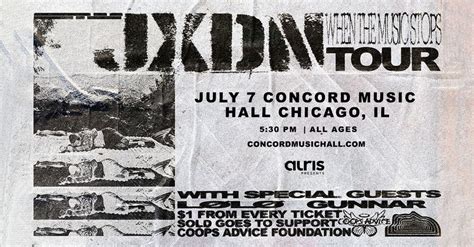 jxdn at Concord Music Hall, 2047 N. Milwaukee Avenue, Chicago, IL ...