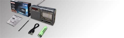 XHDATA D-368 AM/FM/SW Portable Radio and USB/TF/Stereo MP3 Player,Power ...