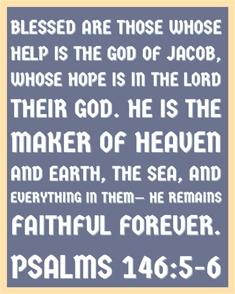 Psalm 146:5-6 : r/Bible_Inspirations