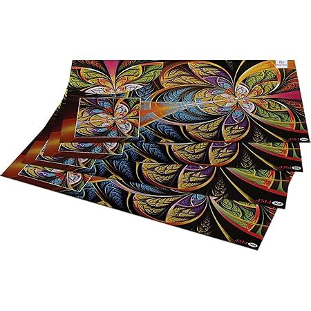 Buy Kuber Industries Flower Printed PVC Waterproof, Oil Proof, Easy to ...