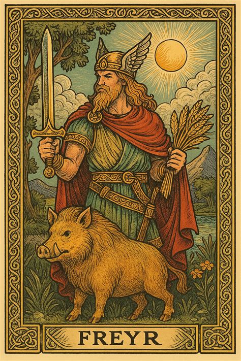 Freyr, Norse God | Norse pagan, Mythology art, Norse