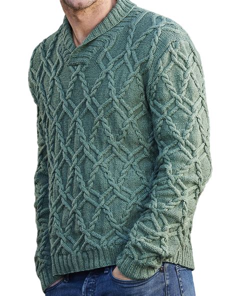Beotyshow Mens Shawl Collar Pullover Sweaters Slim Fit V Neck Casual ...